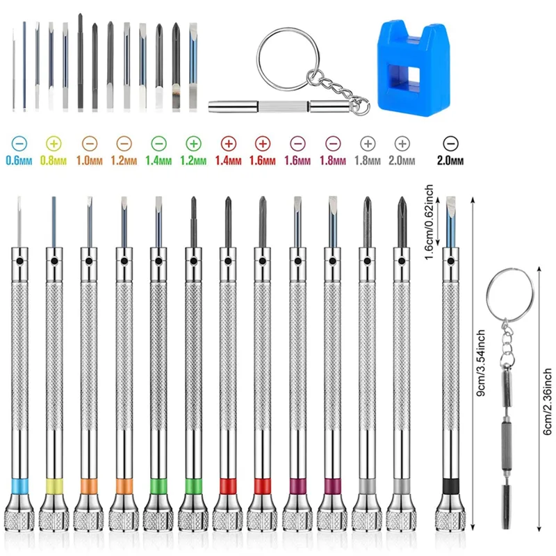 Electronics Repairs - A002 26Pcs Watch Screwdriver Set, Anti