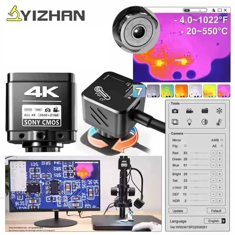 YIZHAN Thermal Imager 256*192  - đánh giá và giá Electronics Repairs